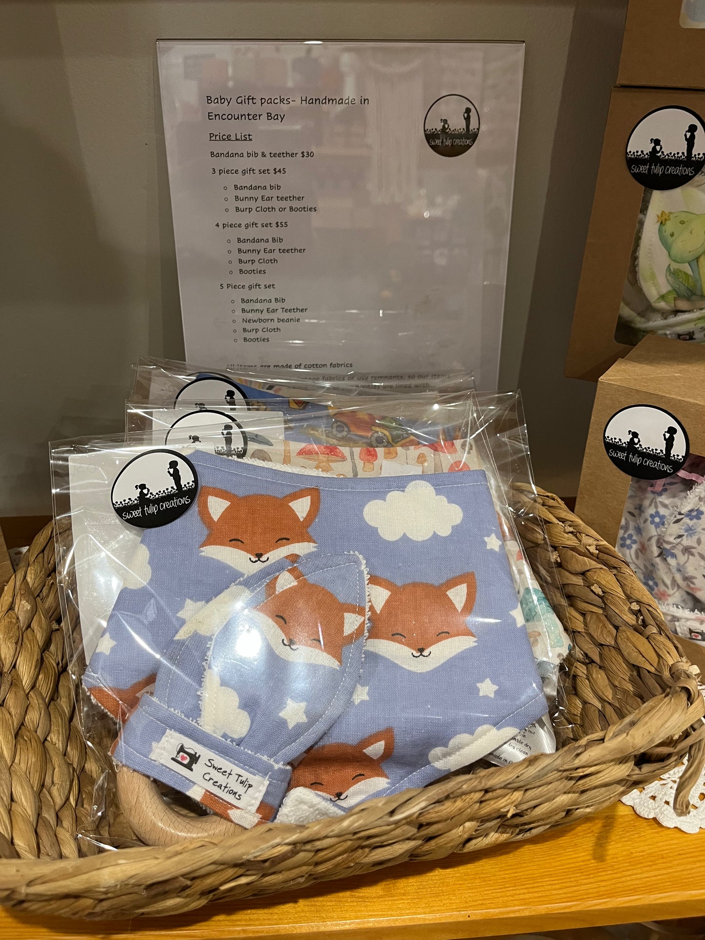 Sweet Tulip Creations- Baby gift boxes and more